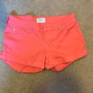 Hot pink shorts
